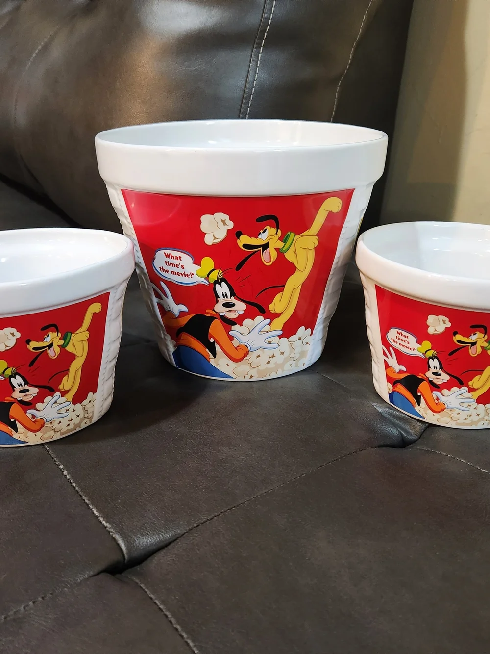 Disney Mickey & Friends Blue Popcorn Party Bowl